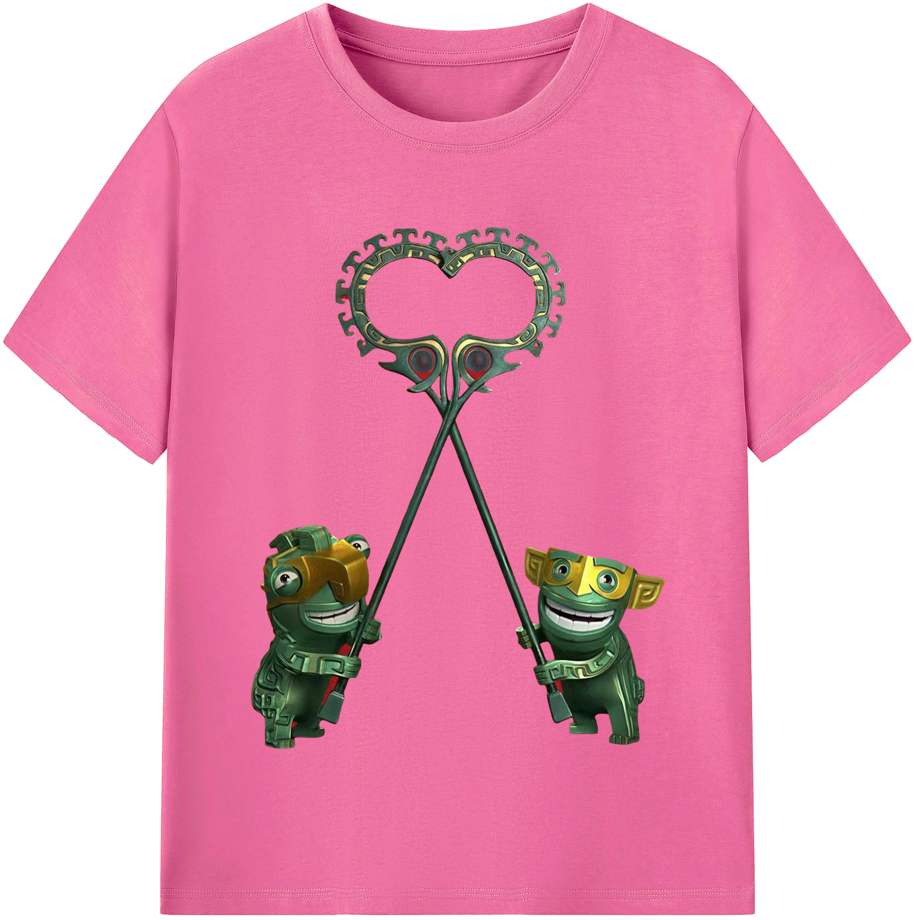 （画像用） Ne Zha 2 ナタ 魔童の大暴れ レディースカジュアルプリントTシャツ（綿100％）